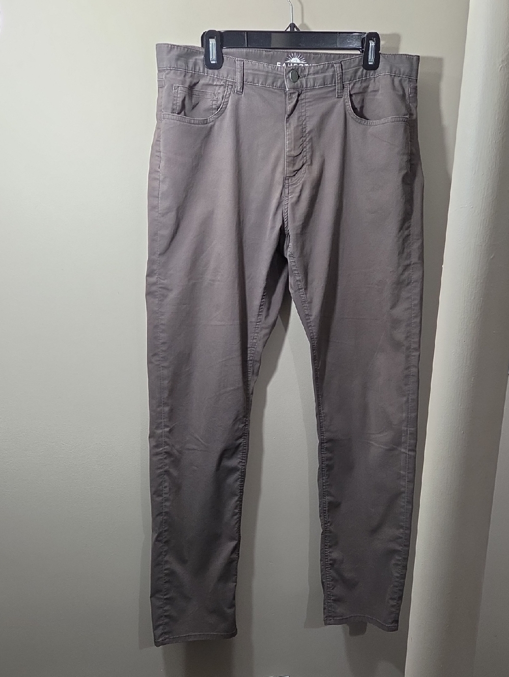 Faherty Men's Taupe Gray Chinos